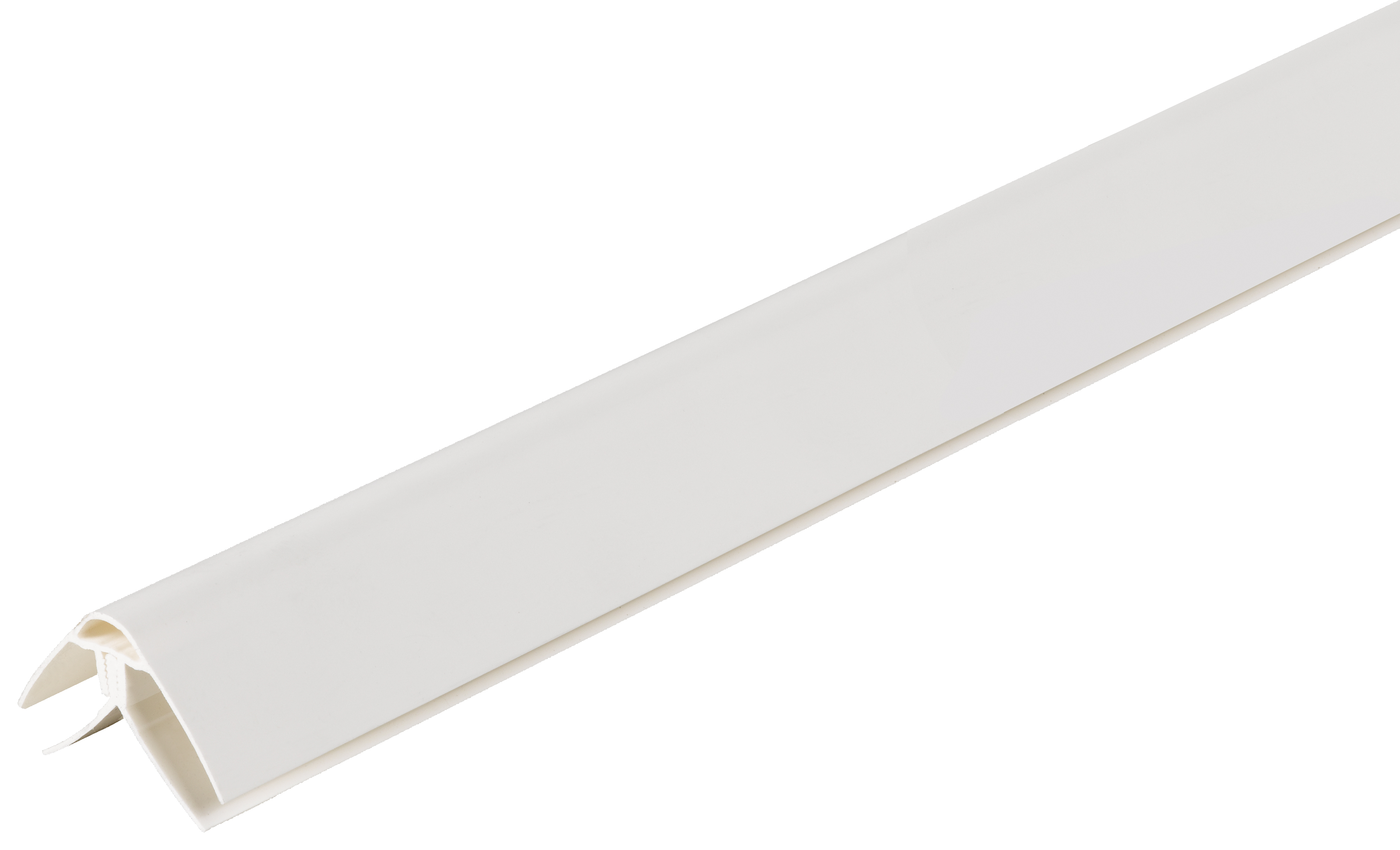 Wickes White PVCu Universal Corner - 30 x 30 x 2500mm