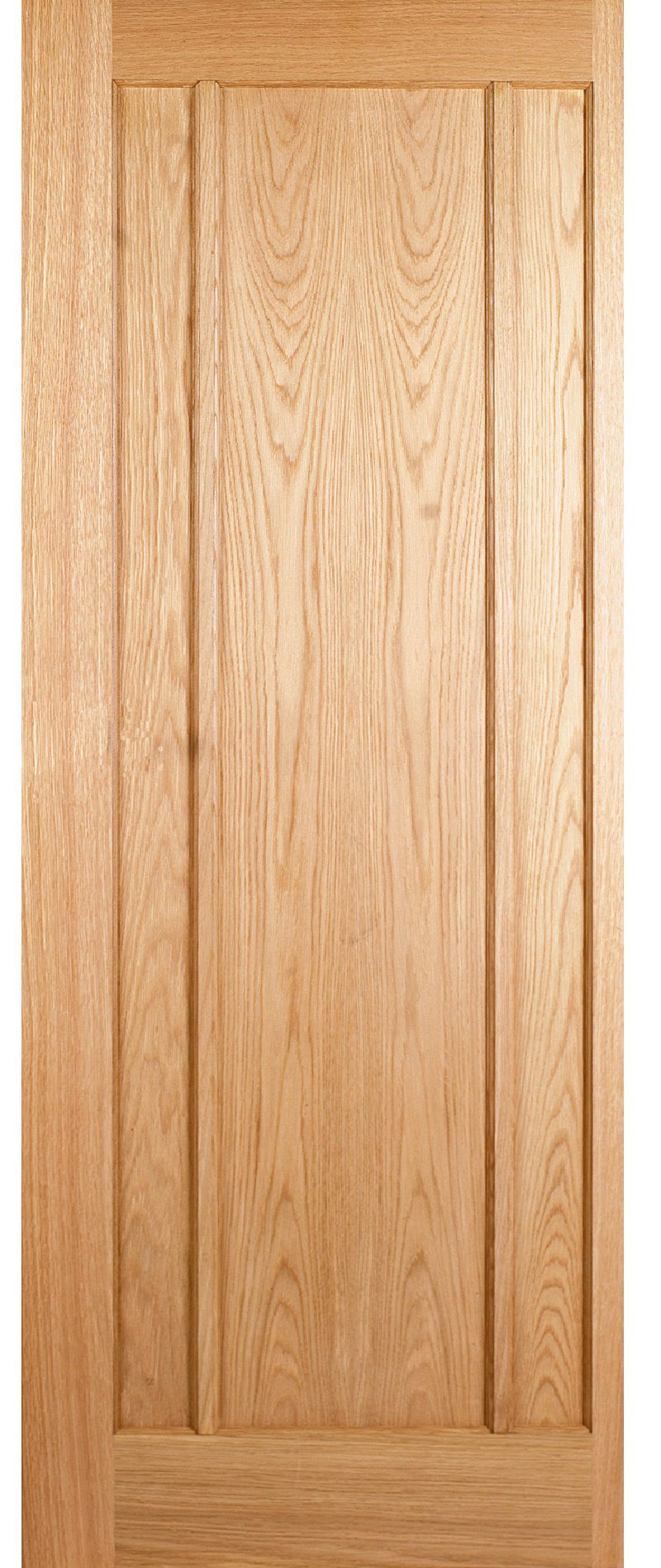 Image of Wickes York Oak Veneer 3 Panel Internal Door - 1981 x 686mm