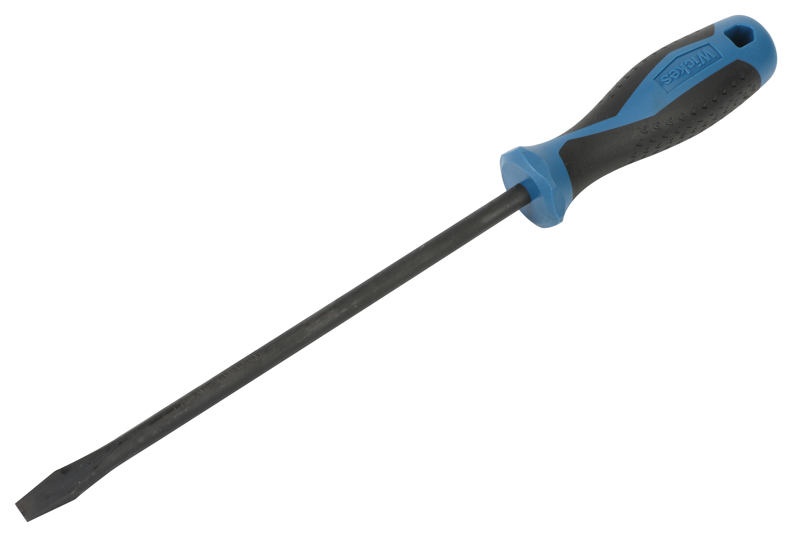 Image of Wickes 8mm Soft Grip Slotted Screwdriver - 200mm