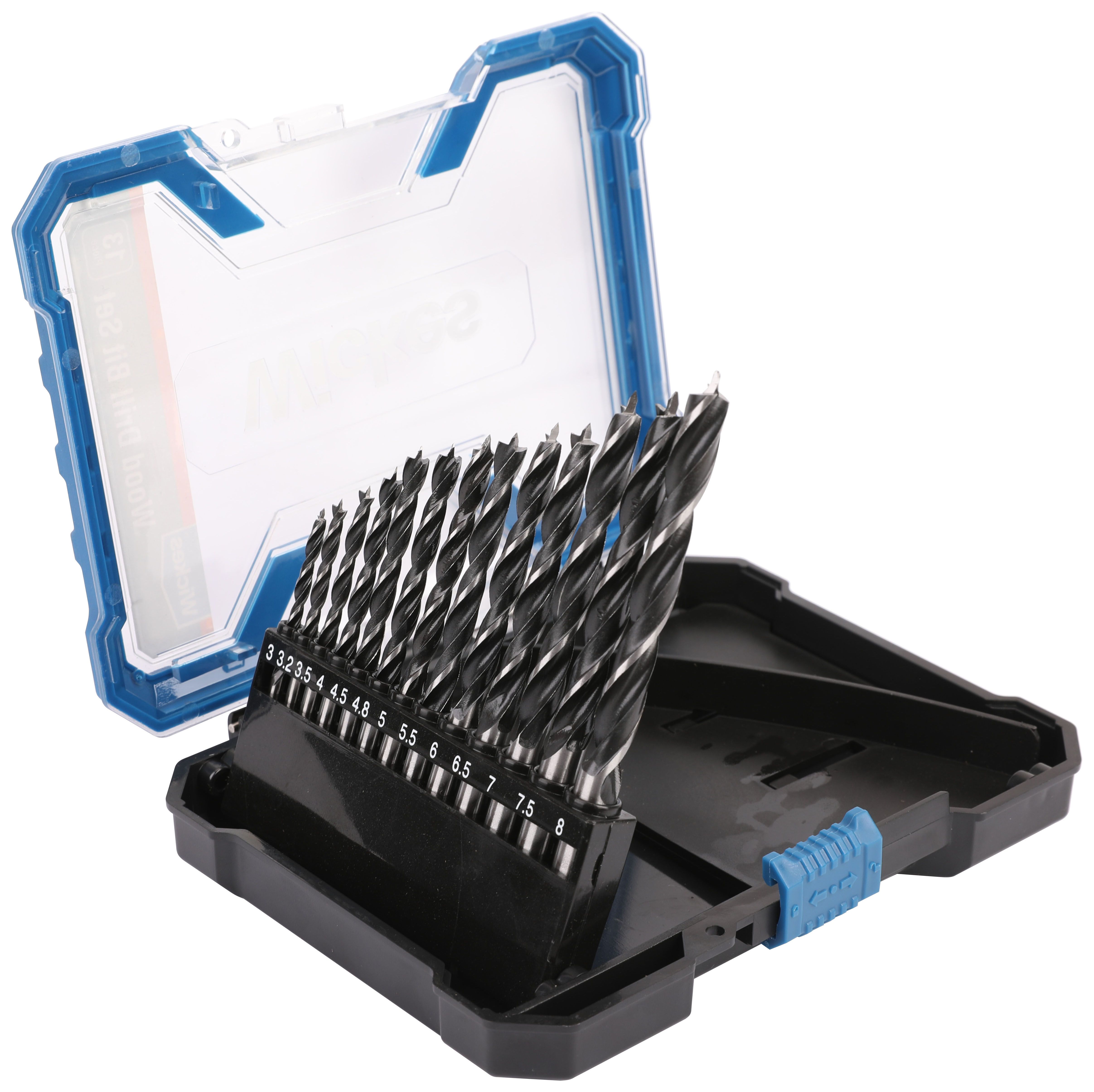 Black & Decker New 13 Piece Drill Bit Set Wood Metal Plastic Brick Block  Morter