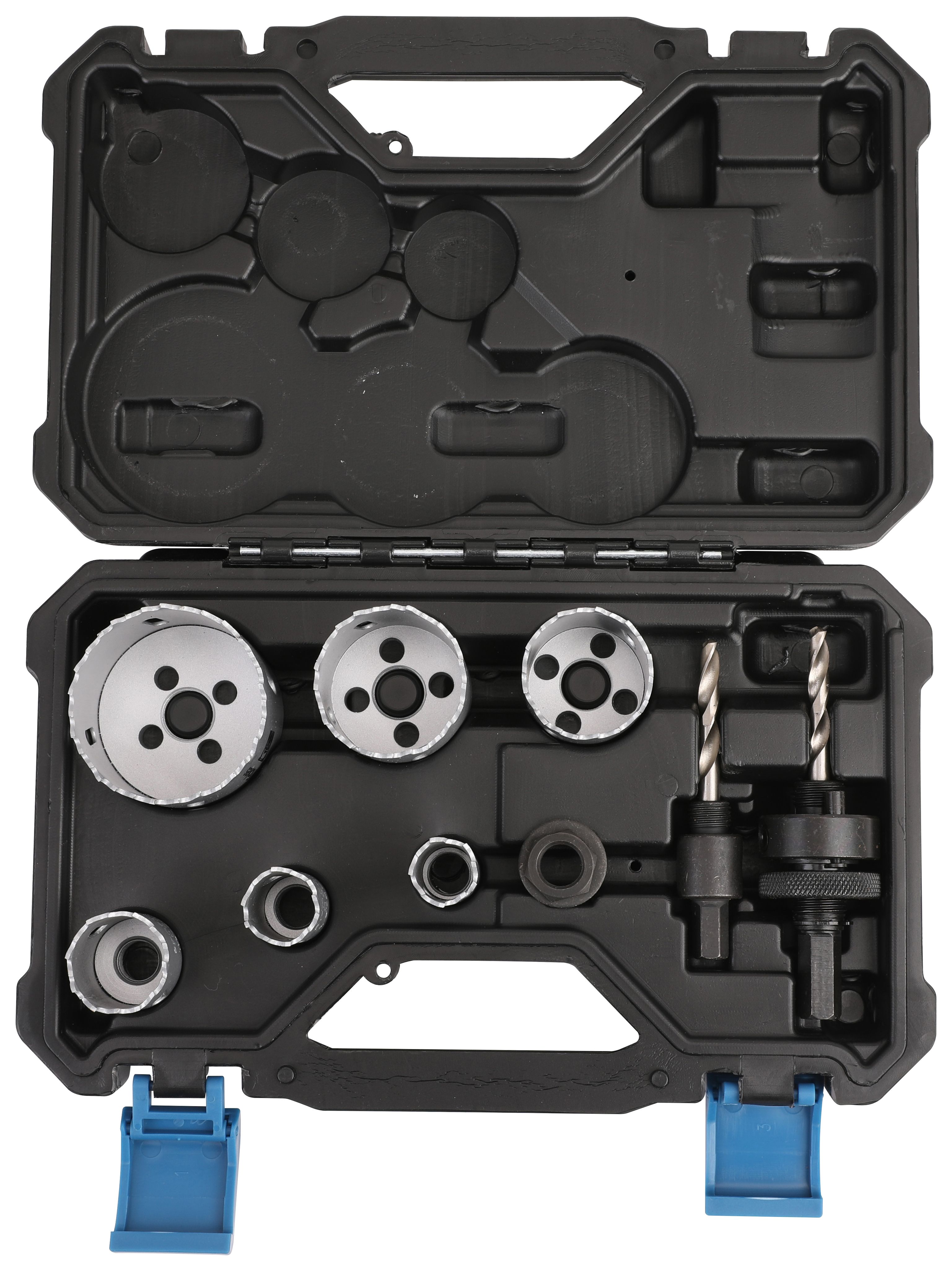 Image of Wickes 9 Piece Plumbers Hole Saw Set