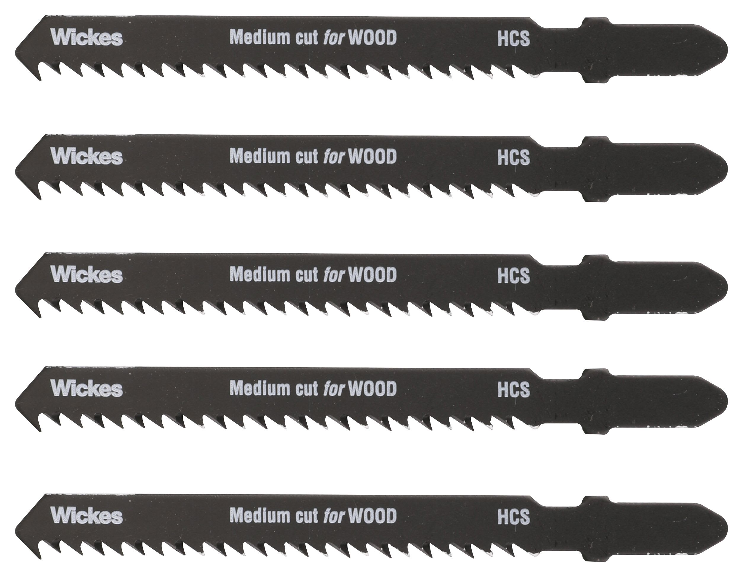 Black and Decker Jigsaw Blades T-shank Wood/Metal Assorted 1 x Pack of 5  Blades - Hunt Office Ireland