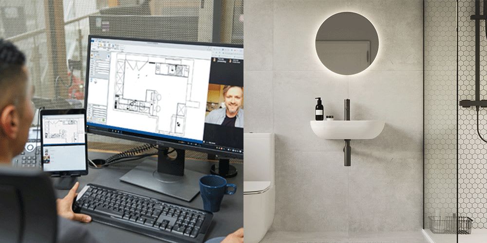 Hertford Dove Grey Bathroom Furniture Wickes