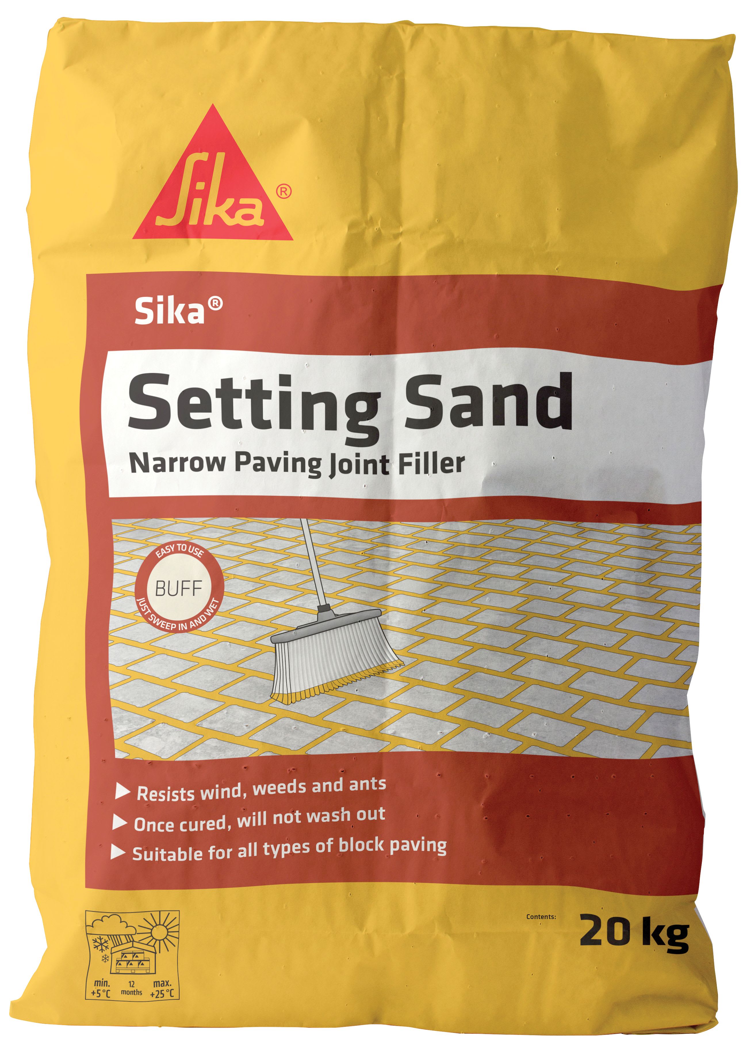 Sika Paving Setting Sand 20kg Wickes.co.uk