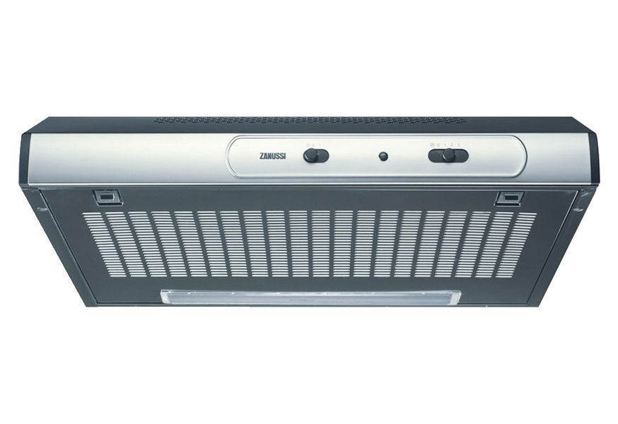 Zanussi  ZHT631X 60cm Cooker Hood - Stainless Steel & Black