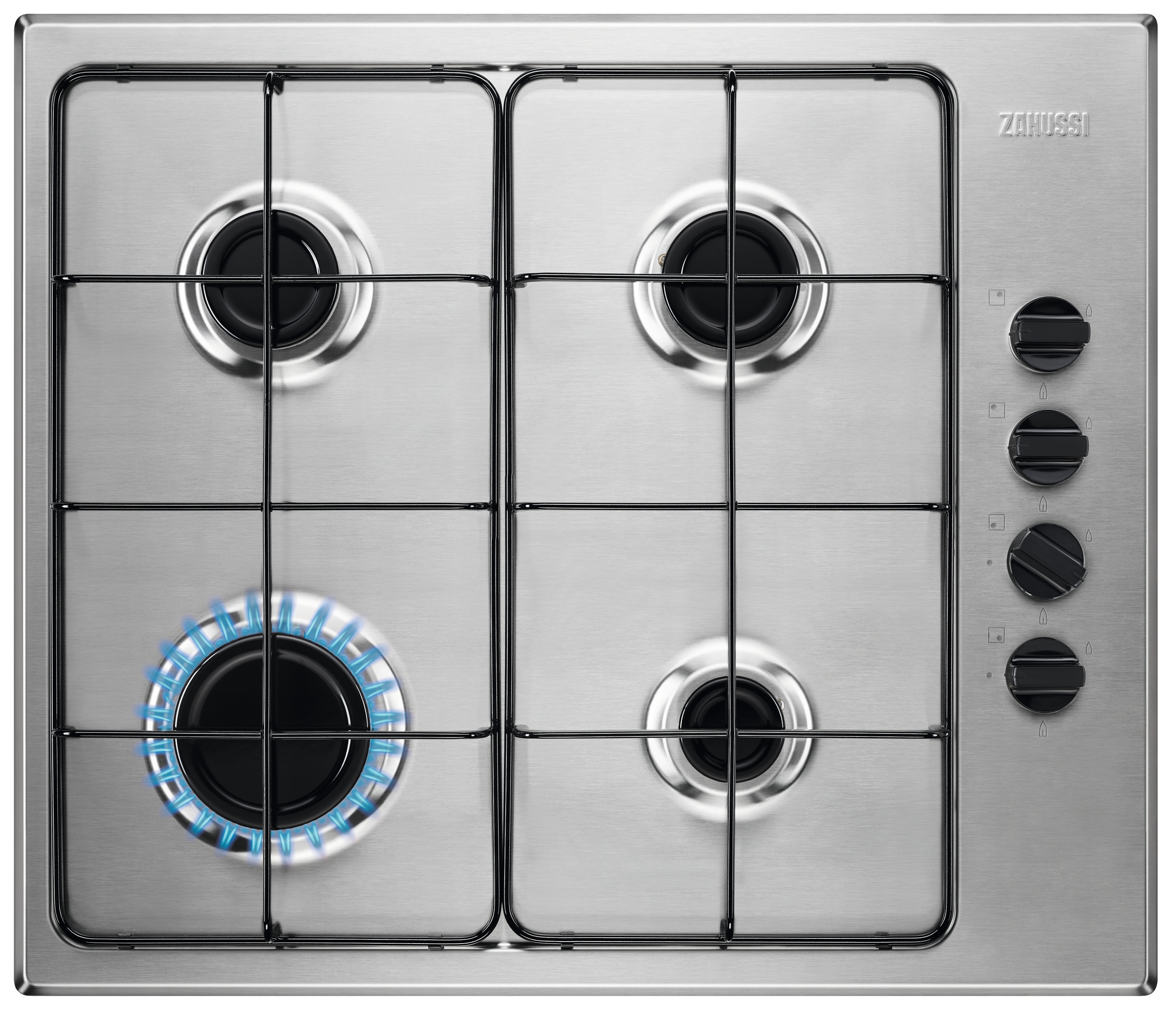 Image of Zanussi ZGNT640X Gas Hob Stainless Steel - 60cm