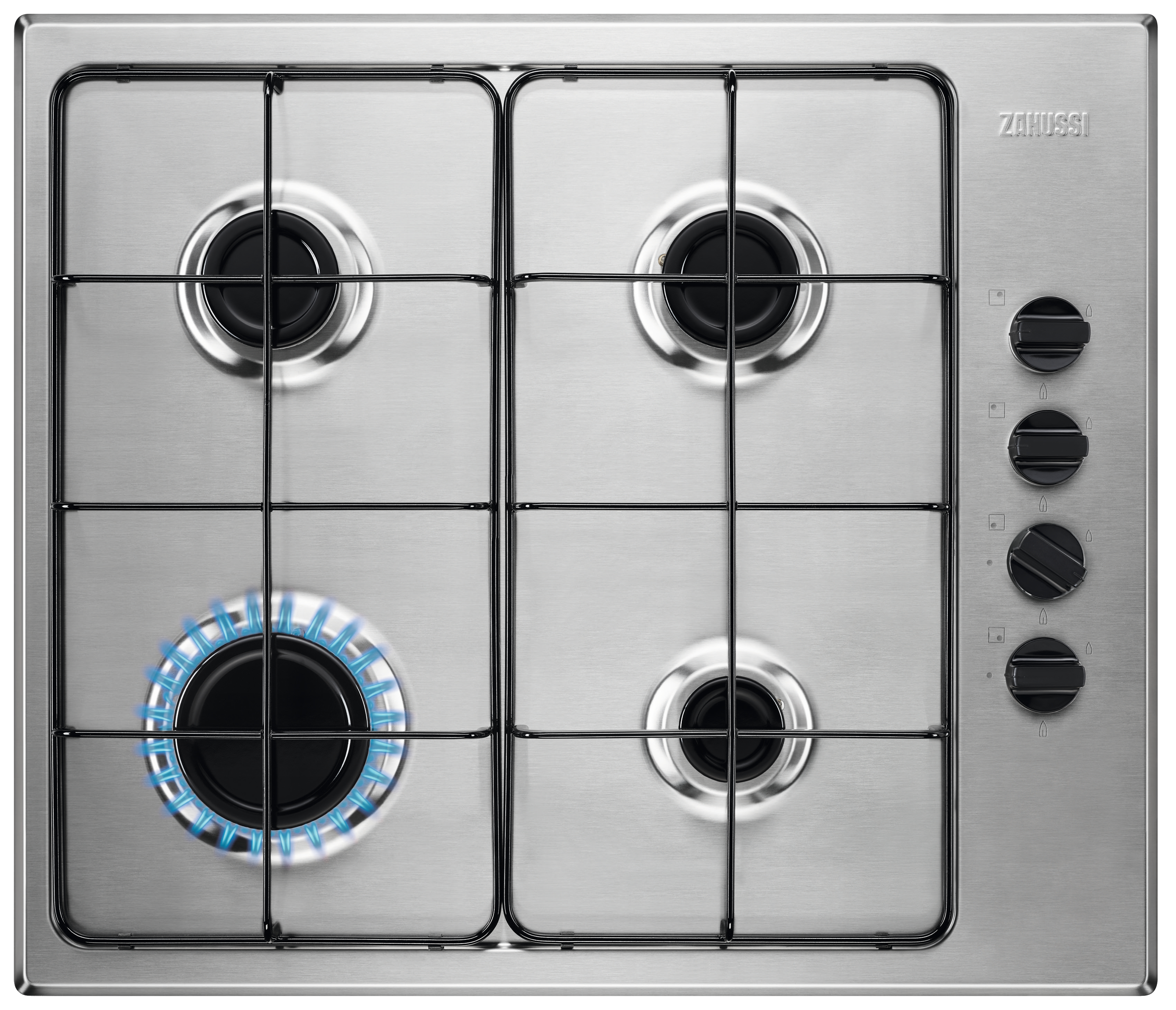 Zanussi ZGNT640X Gas Hob Stainless Steel - 60cm