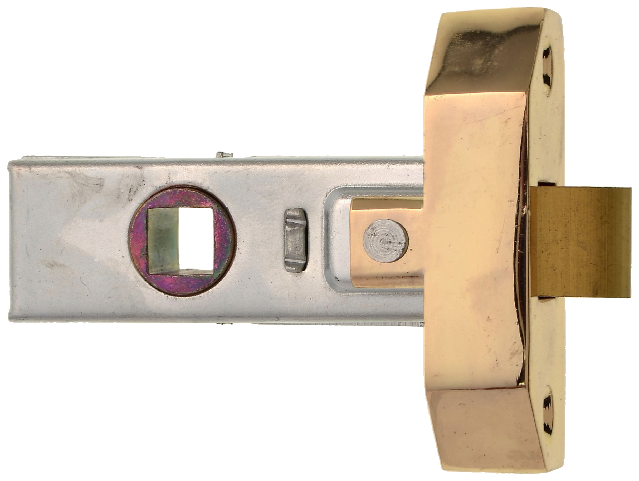 Image of Wickes Rebated Tubular Door Latch - Brass 64mm