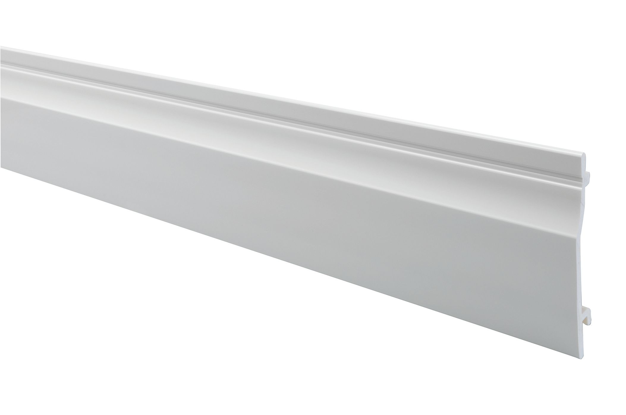 Image of Wickes PVCu External Shiplap Cladding - White 155mm x 2.5m