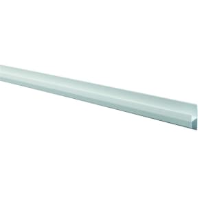 Wickes PVCu White Soffit Butt Joint Trim - 2500mm