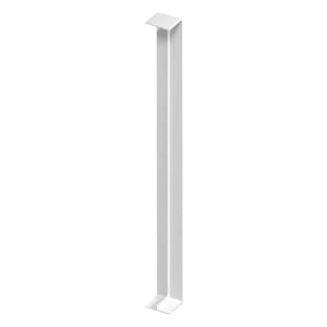Wickes PVCu White Fascia Butt Joint Trim - 450mm - Pack of 2