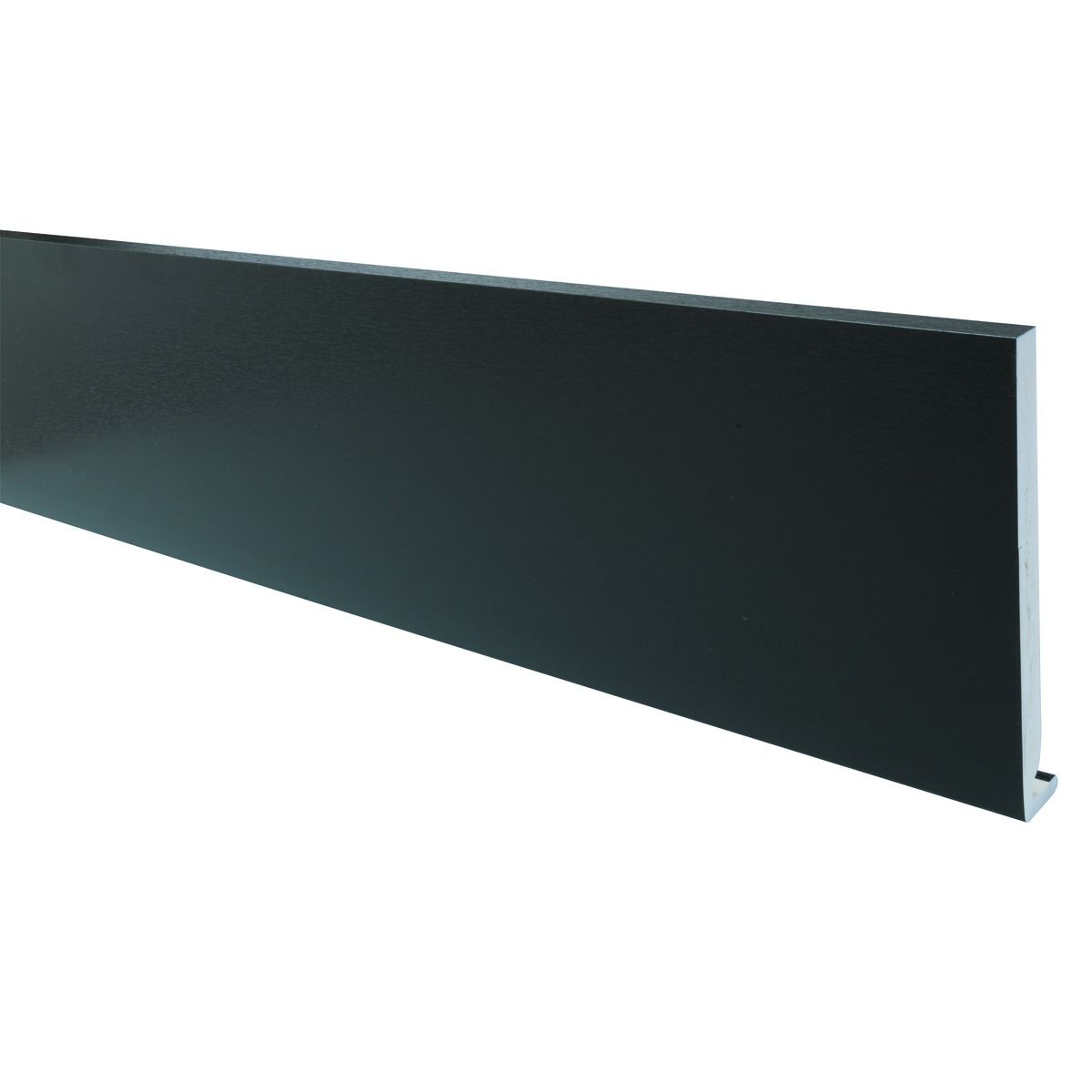 Wickes PVCu Black Fascia Board 18 x 225 x 2500mm