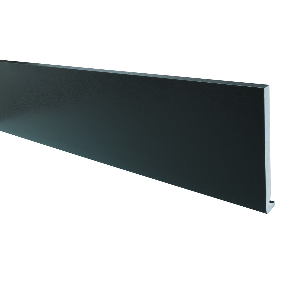 Wickes PVCu Black Fascia Board 18 x 225 x 4000mm