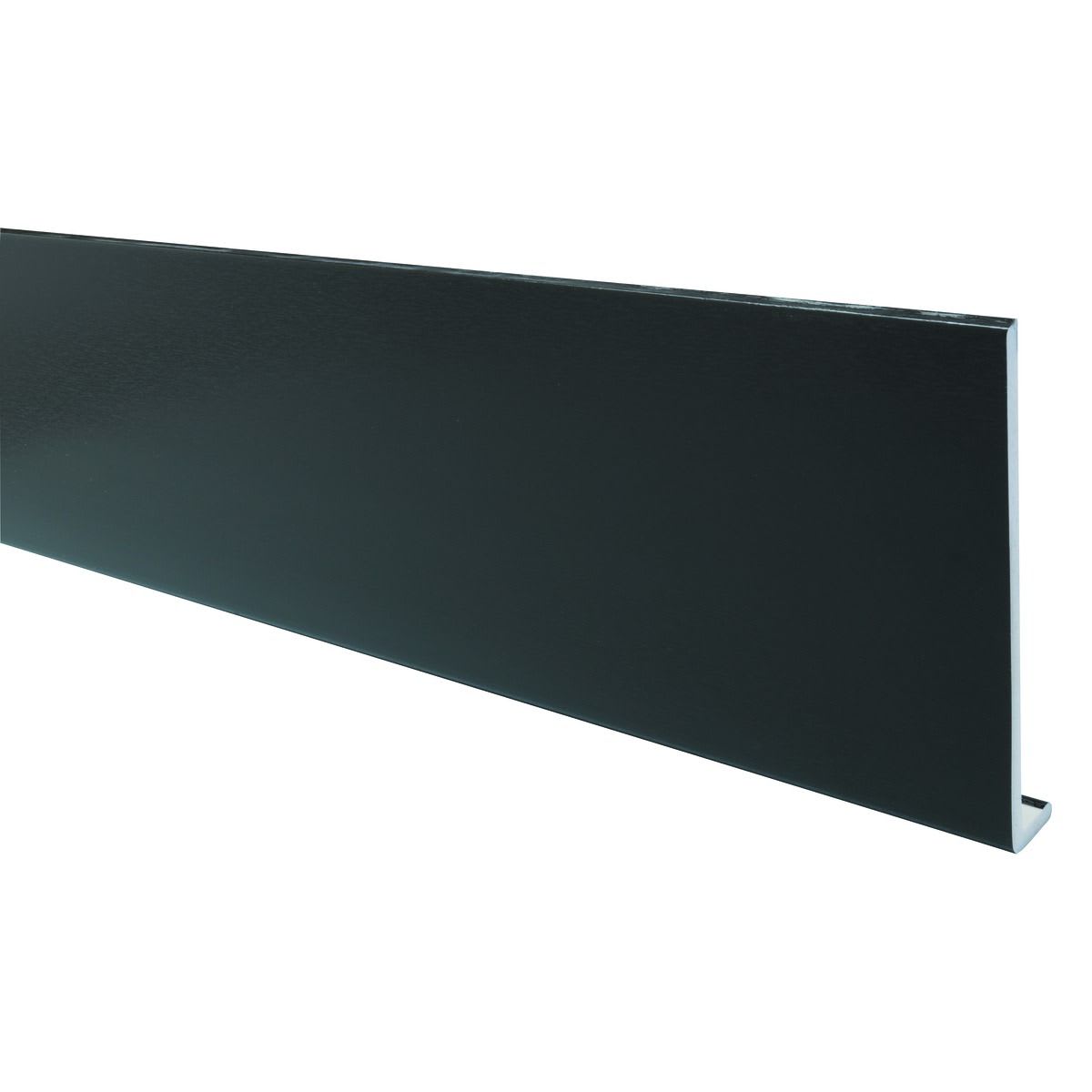 Wickes PVCu Black Fascia Board 9 x 225