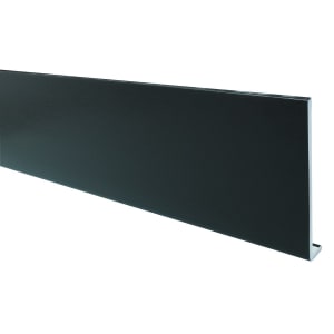 Wickes PVCu Black Fascia Board 9 x 225 x 2500mm