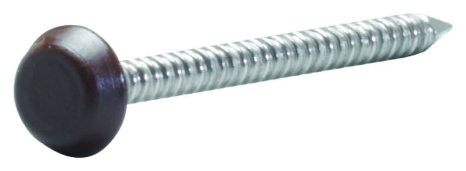 Wickes PVCu Rosewood Fascia Fixing Nails 50mm Pack 50 Wickes.co.uk