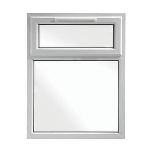 Euramax uPVC White Top Hung Casement Window - 1190 x 1010mm