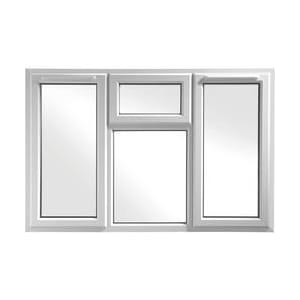 Euramax uPVC White Side & Top Hung Casement Window - 1770 x 1010mm