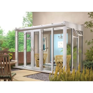 Wickes Lean Tofull Glass Conservatory - 15 x 10ft