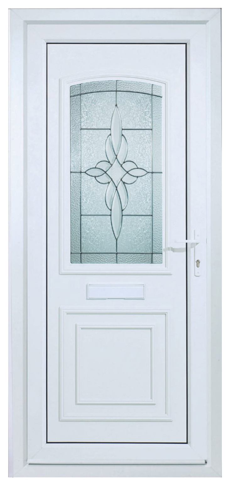 Euramax Medway Left Hand Hung Pre-hung uPVC White Door - 2085 x 920mm