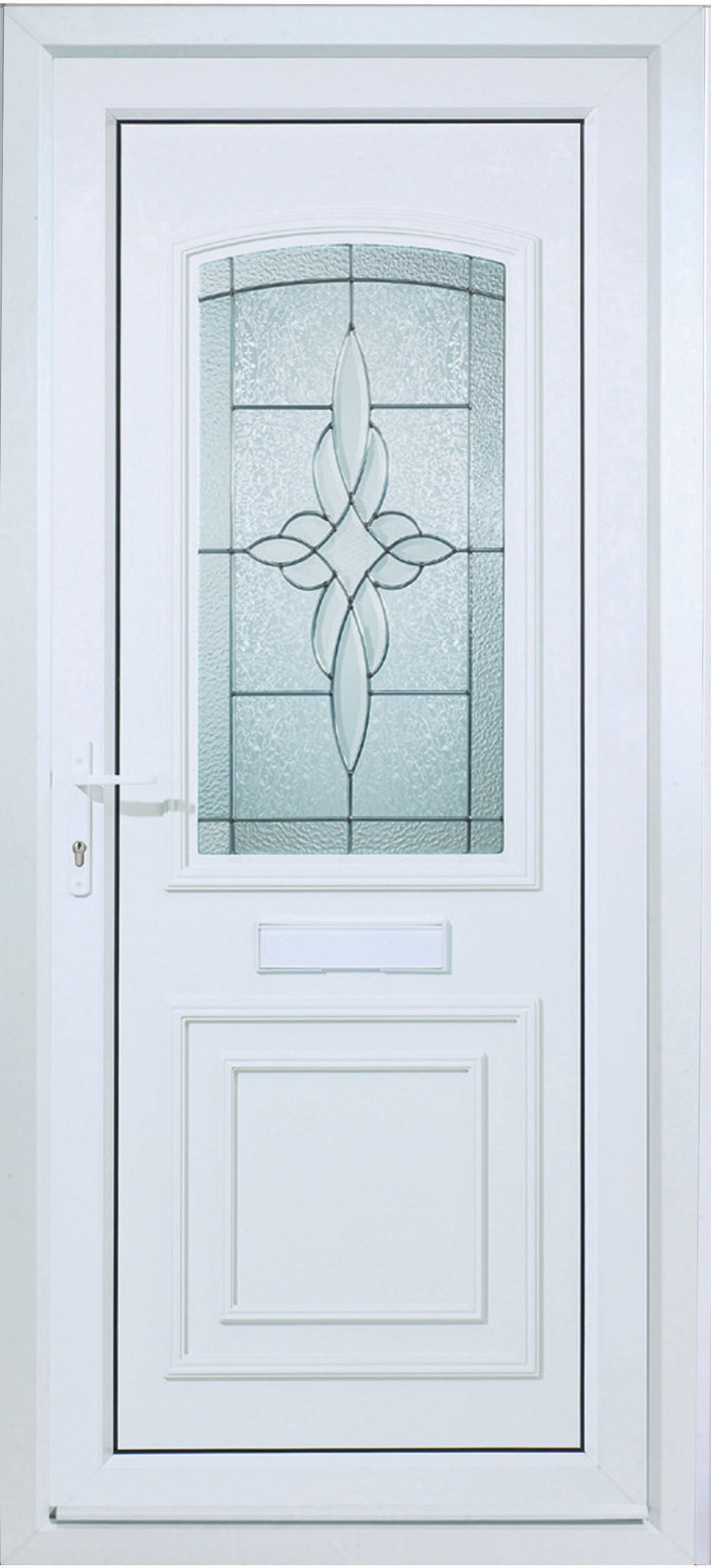 Image of Euramax Medway Right Hand Hung Pre-hung uPVC White Door - 2085 x 920mm