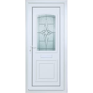 Euramax Medway Right Hand Hung Pre-hung uPVC White Door - 2085 x 920mm