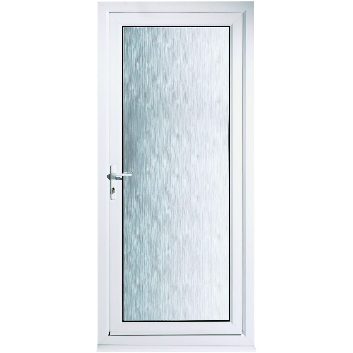 Image of Euramax Humber Right Hand Hung Pre-hung uPVC White Door - 2085 x 840mm