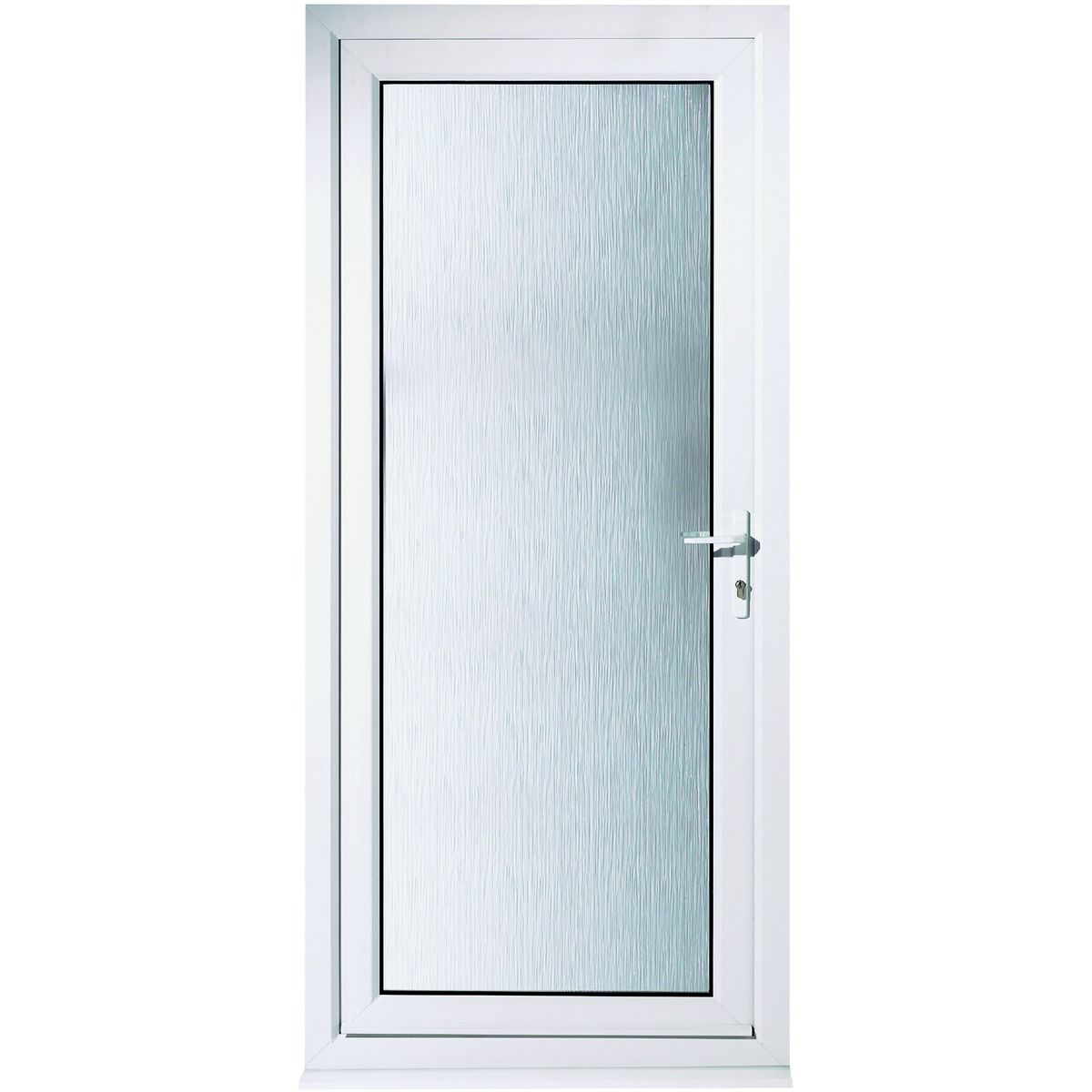 Image of Euramax Humber Left Hand Hung Pre-hung uPVC White Door - 2085 x 840mm