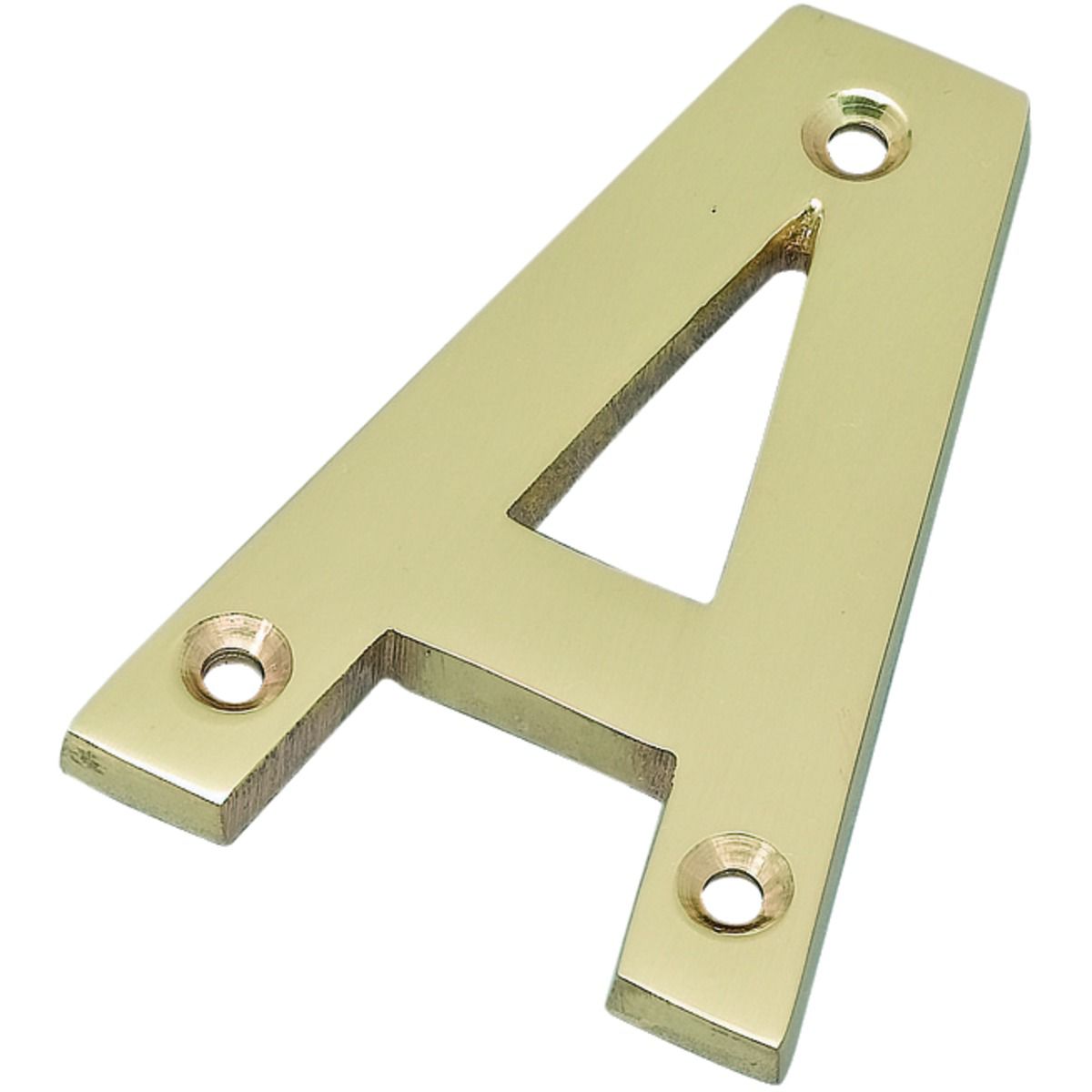 Image of Wickes Door Letter A - Brass