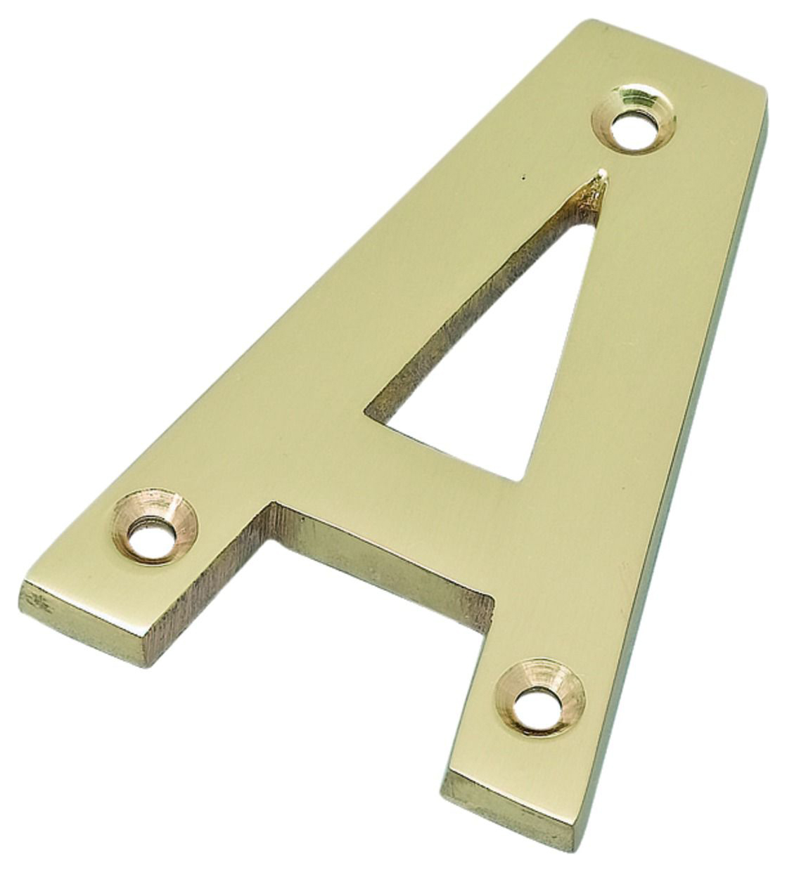 Image of Wickes Door Letter A - Brass