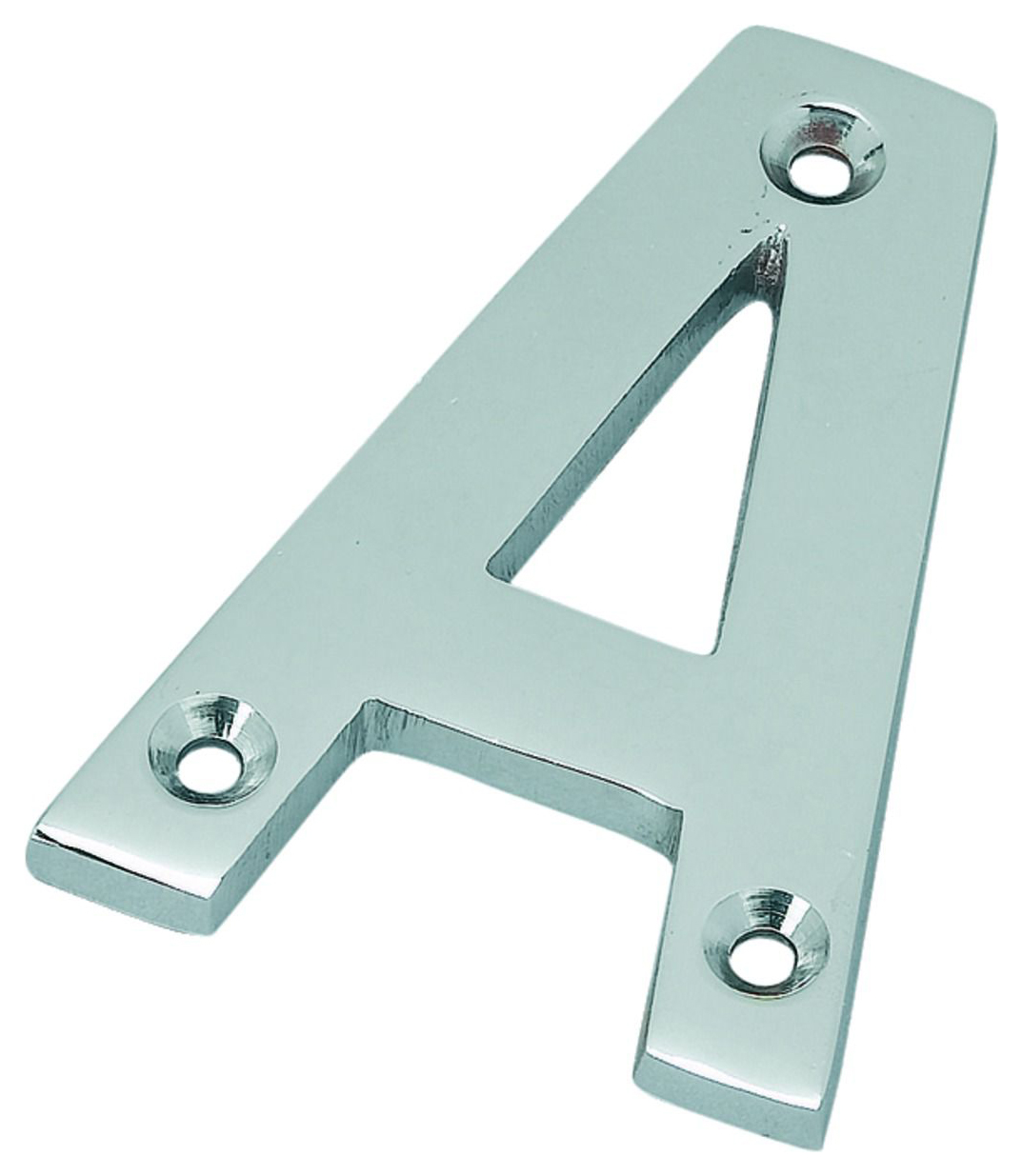 Image of Wickes Door Letter A - Chrome