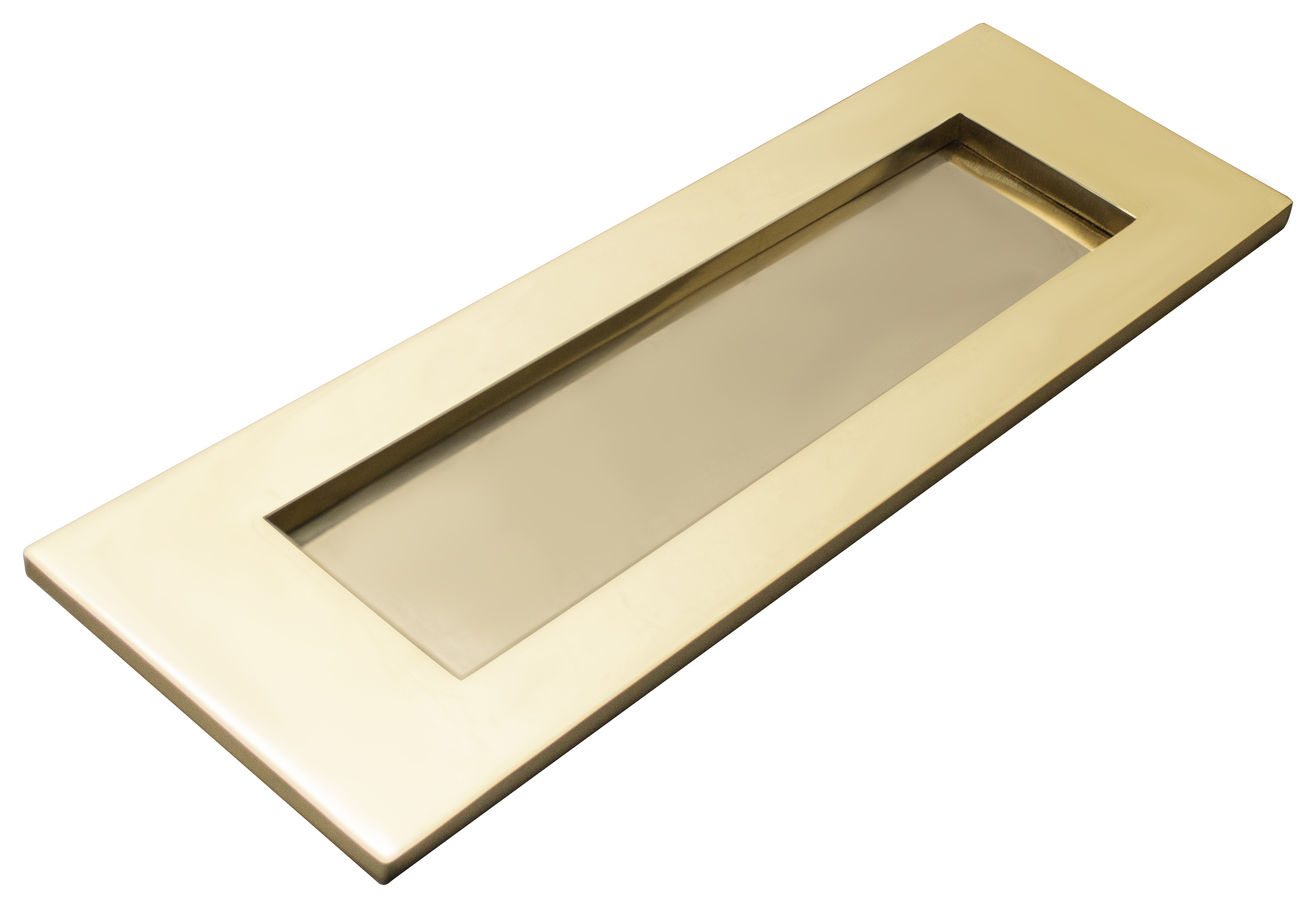 Wickes Letterbox - Brass 100 x 300mm