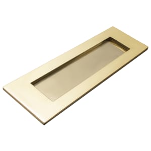 Wickes Letterbox - Brass 100 x 300mm
