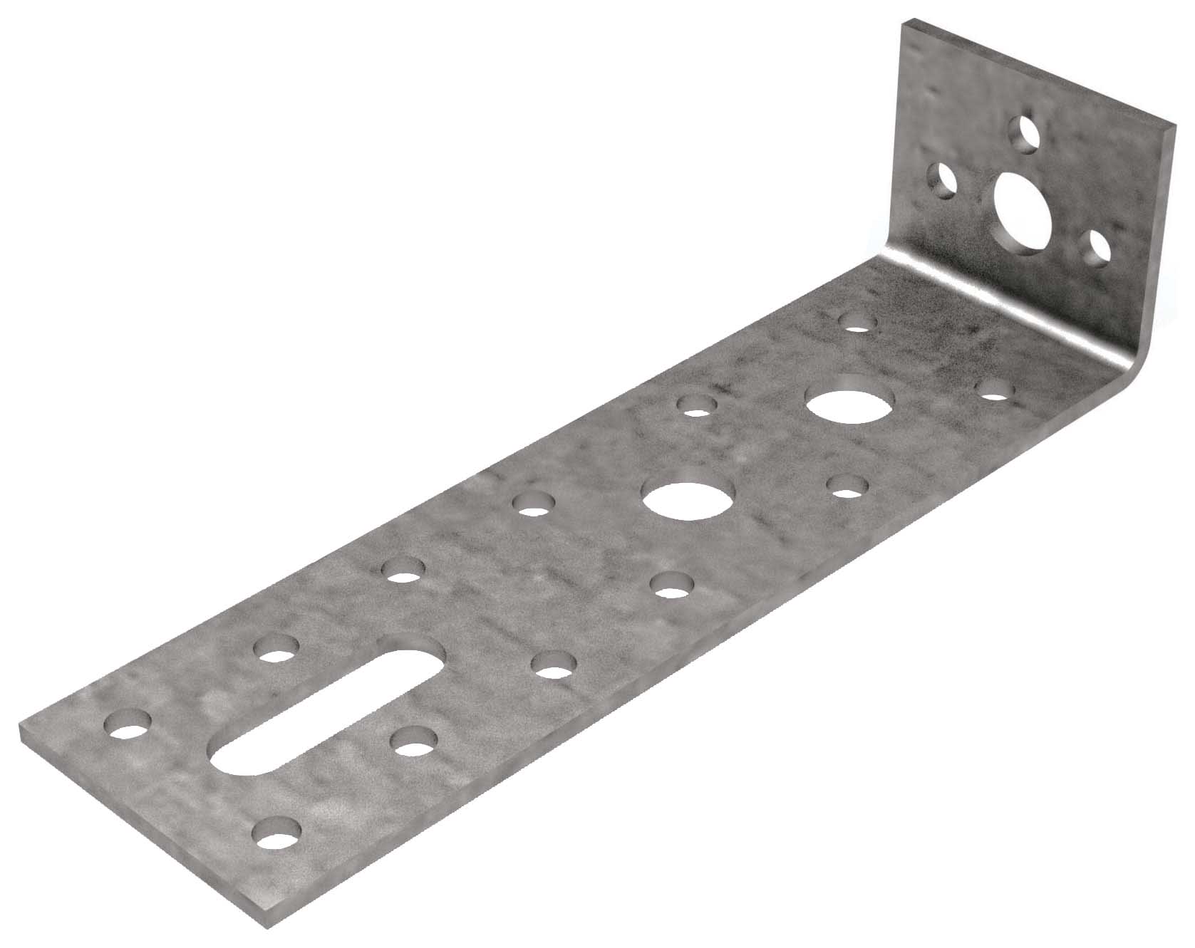 Wickes Galvanised Adjustable Angle Bracket 140 x 35 x 40mm | Wickes.co.uk