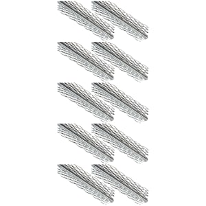 Image of Wickes Galvanised Steel Anglebead - 3m Pack of 10