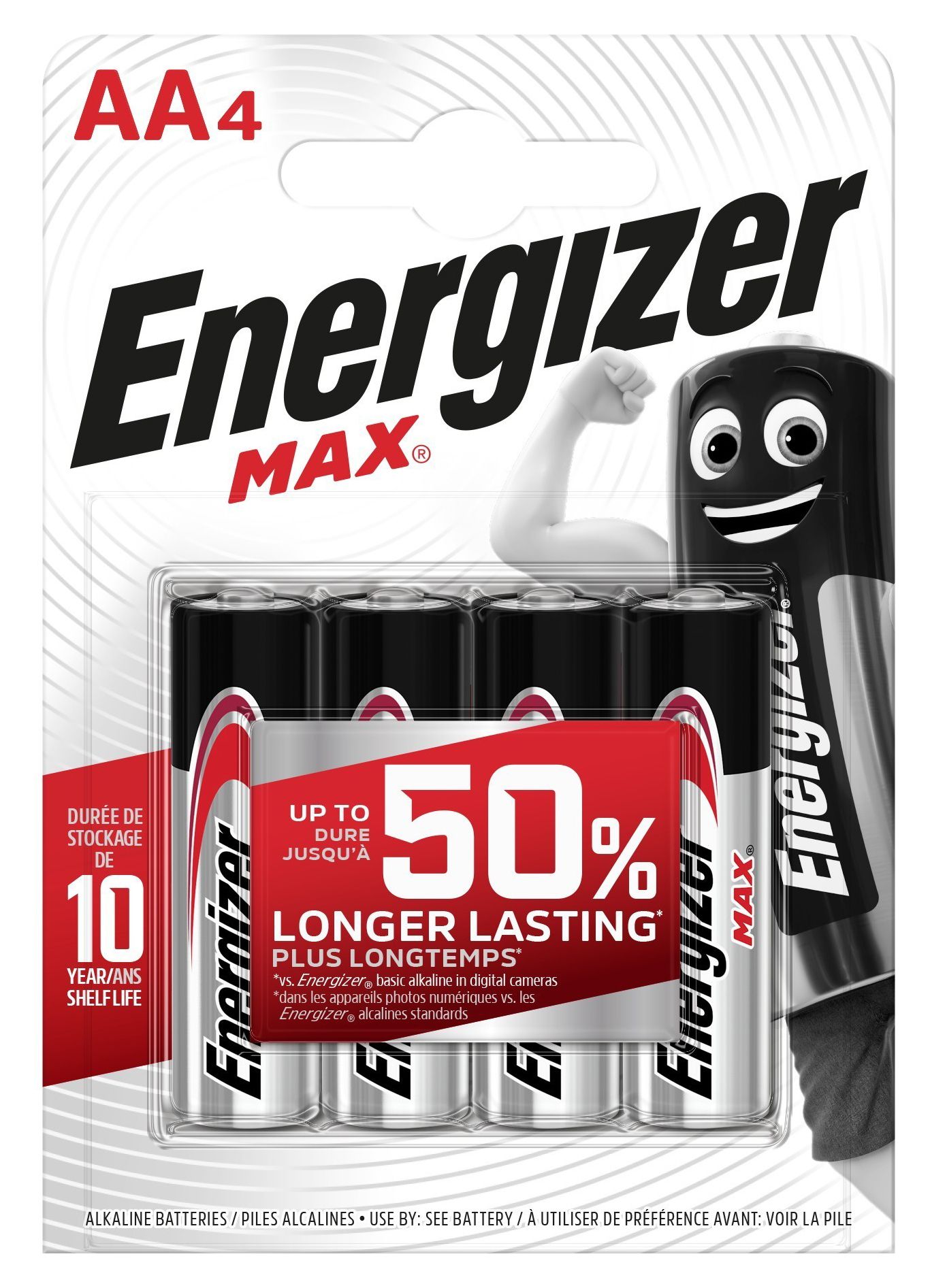 Energizer Max AA Batteries - Pack of 4