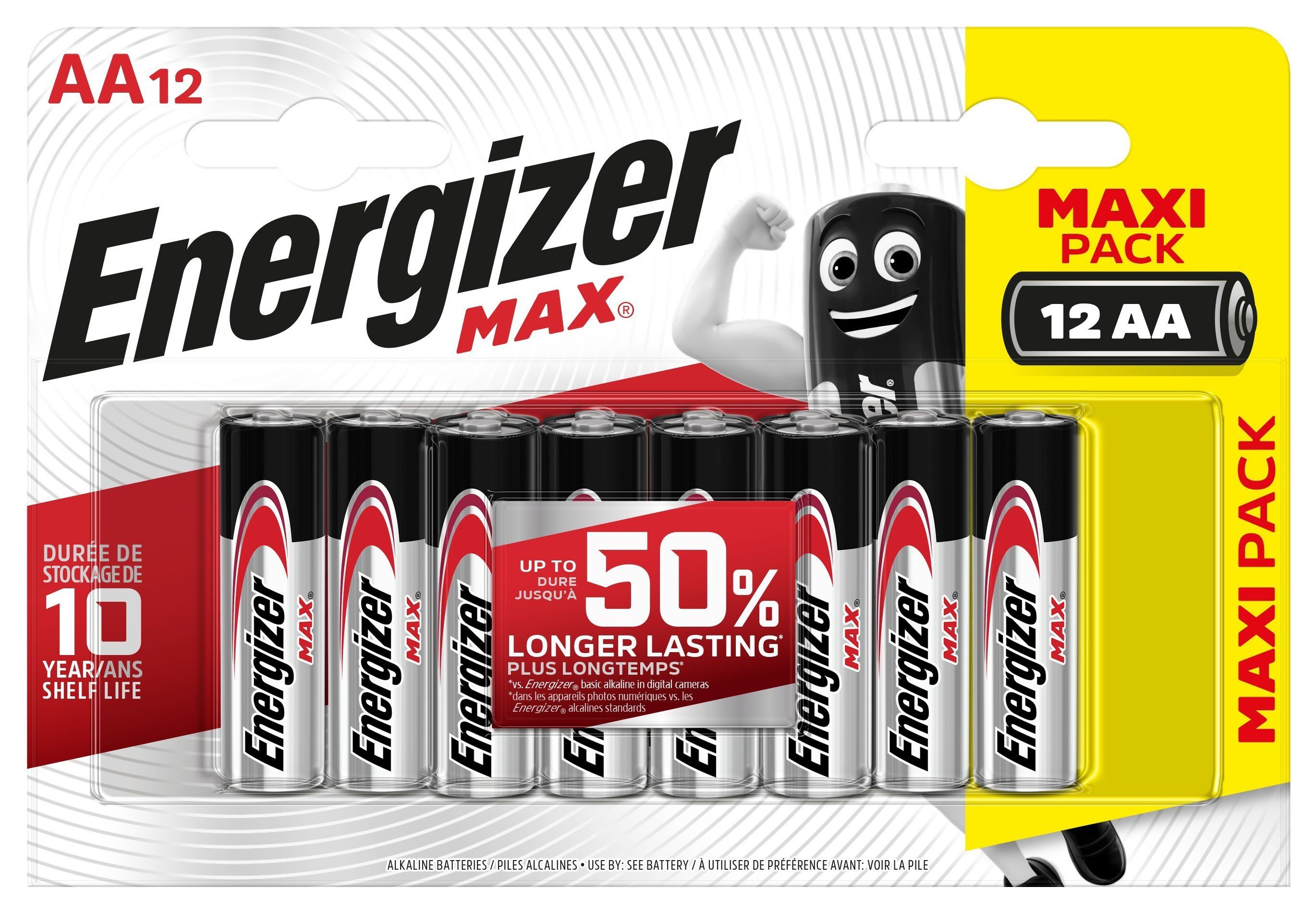 Image of Energizer Max AA Batteries - Pack of 12