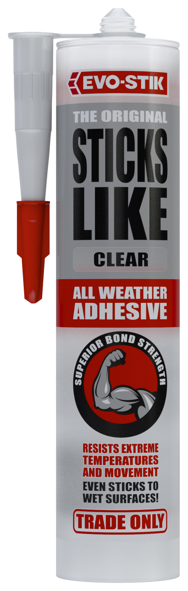 Image of EVO-STIK Sticks Like All Weather Adhesive - 290ml - Clear