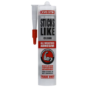 EVO-STIK Sticks Like All Weather Adhesive - 290ml - Clear