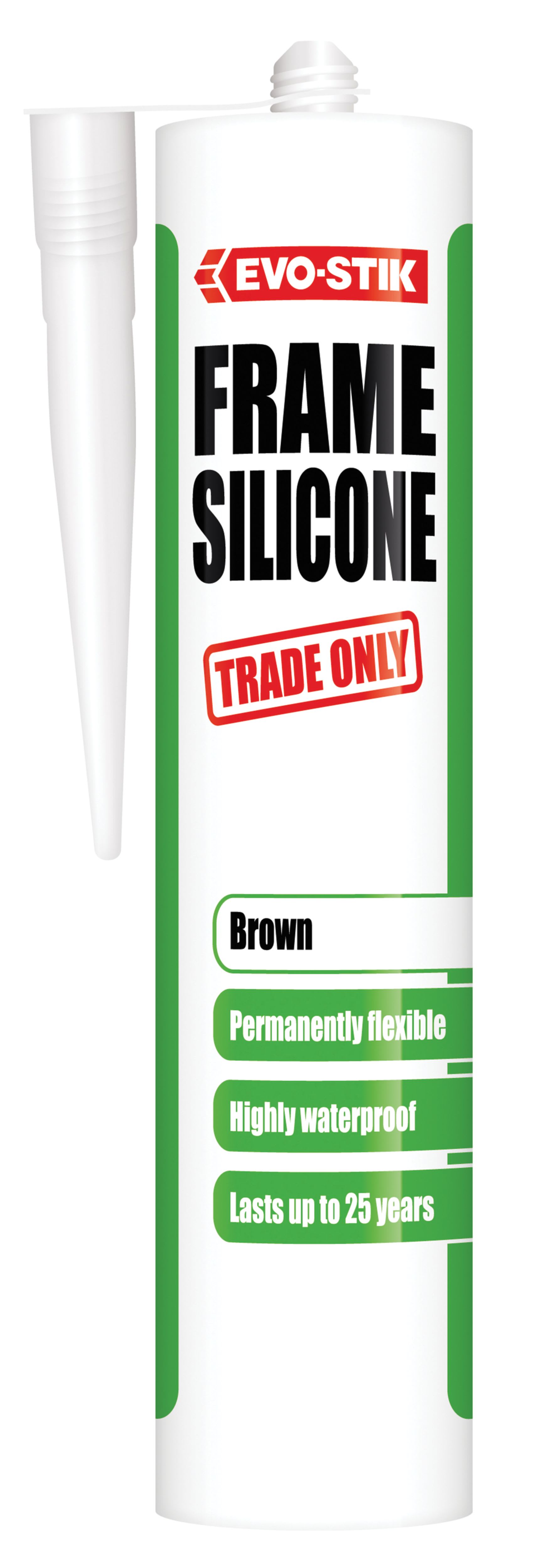 Evo-Stik Trade Only Frame Brown Silicone - 280ml