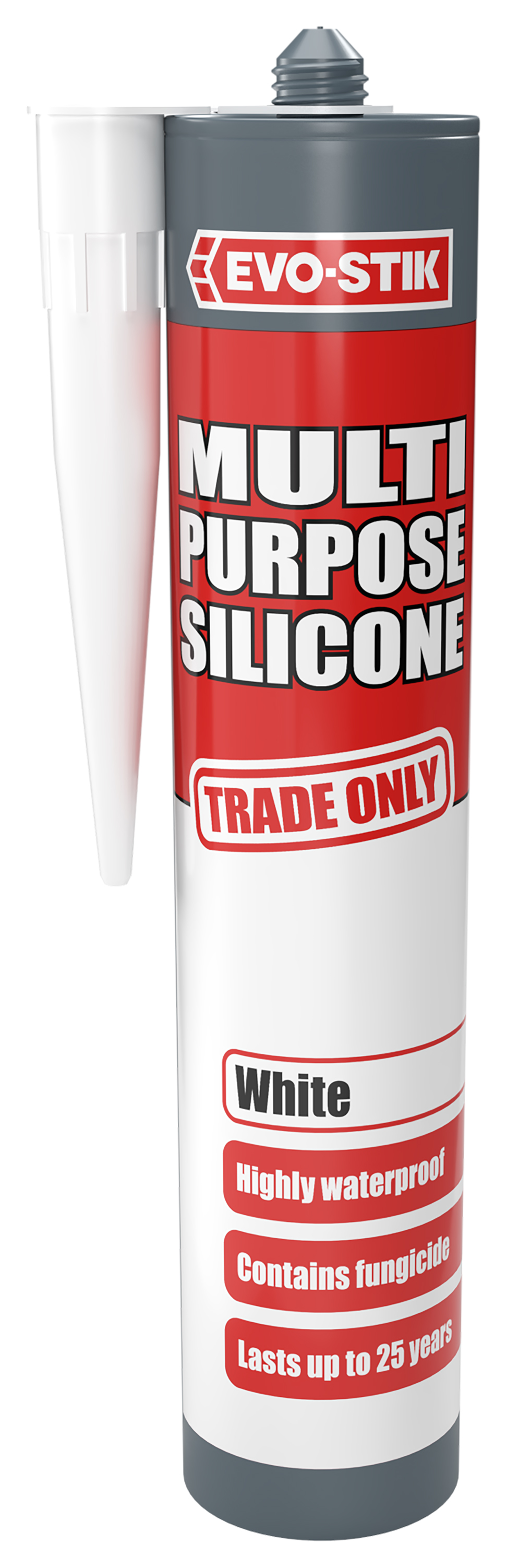 Image of Evo-Stik Trade Only Multi-Purpose Silicone - White 280ml