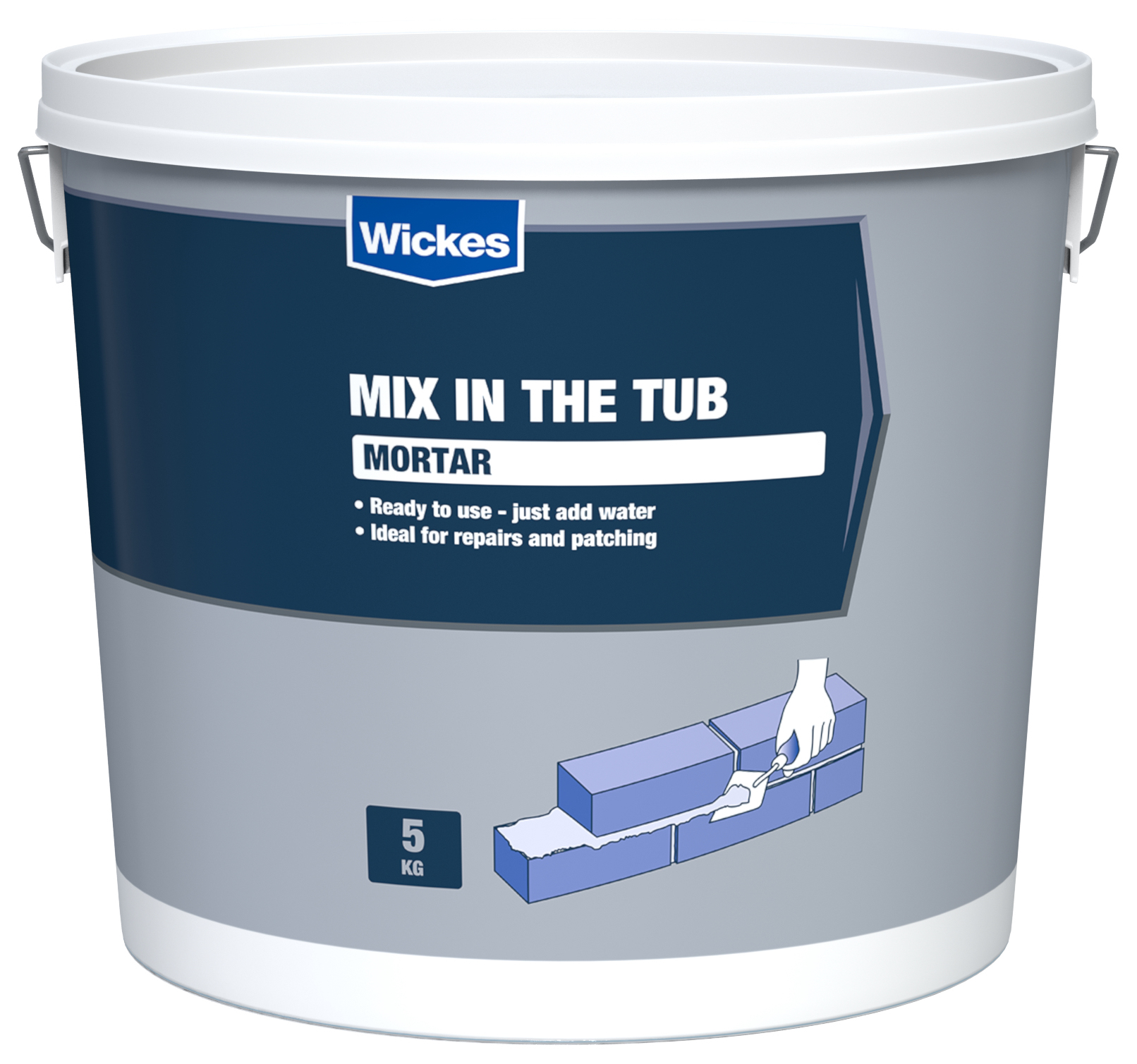Image of Wickes Mix in the Tub Mortar Mix - 5kg