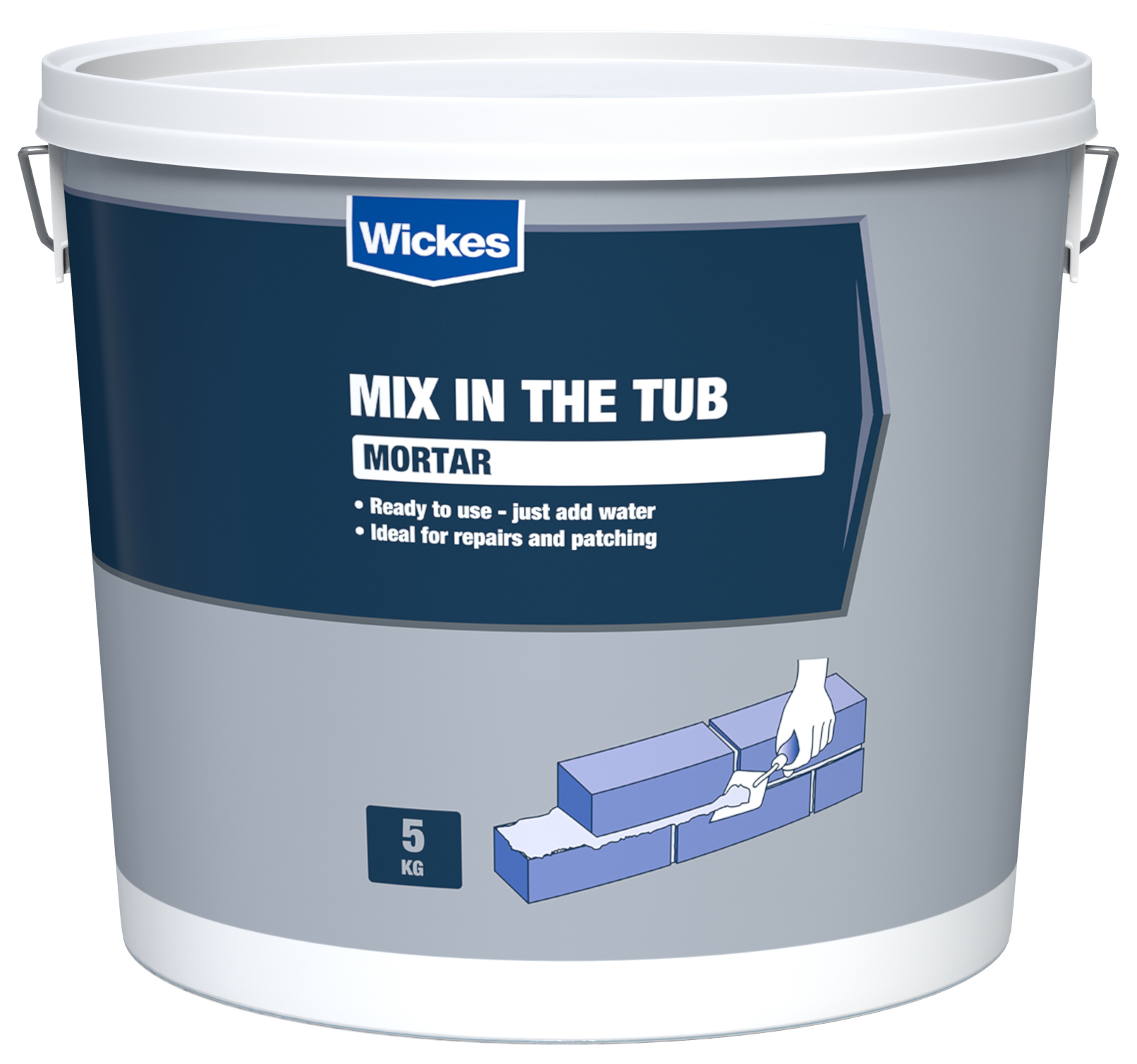 Wickes Mix In The Tub Mortar Mix - 5kg