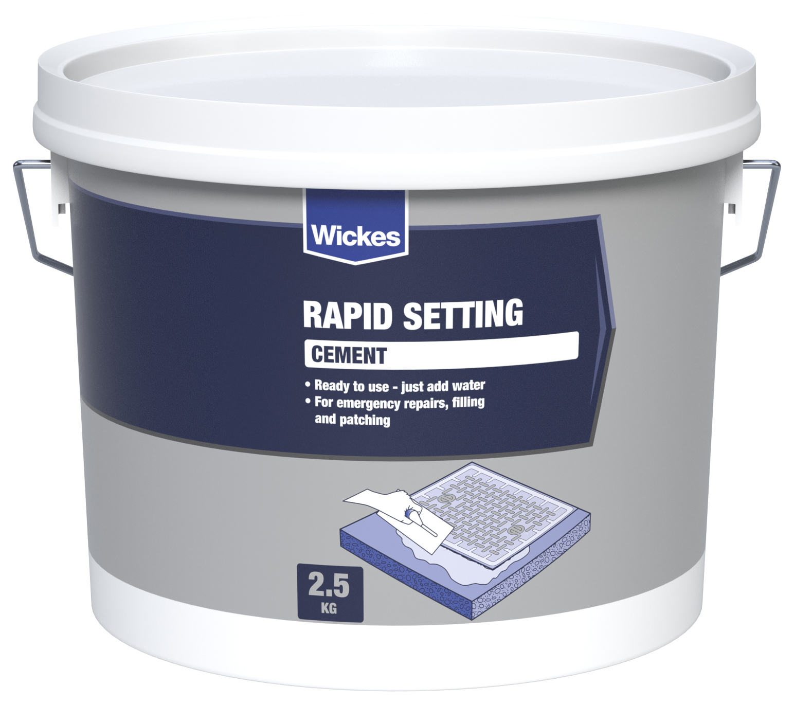 Wickes Rapid Setting Ready Mixed Cement - 2.5kg