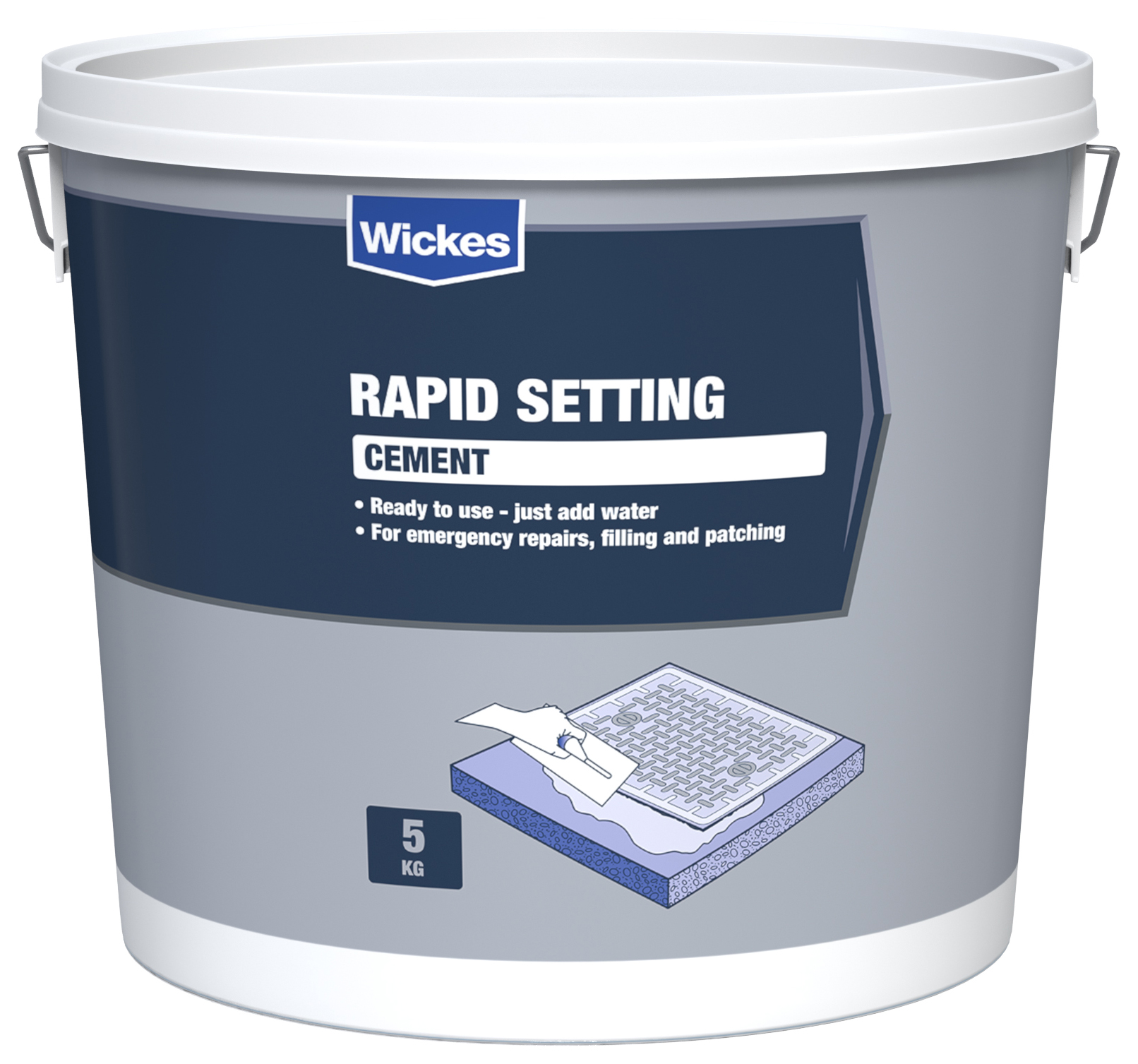 Wickes Rapid Setting Ready Mixed Cement - 5kg