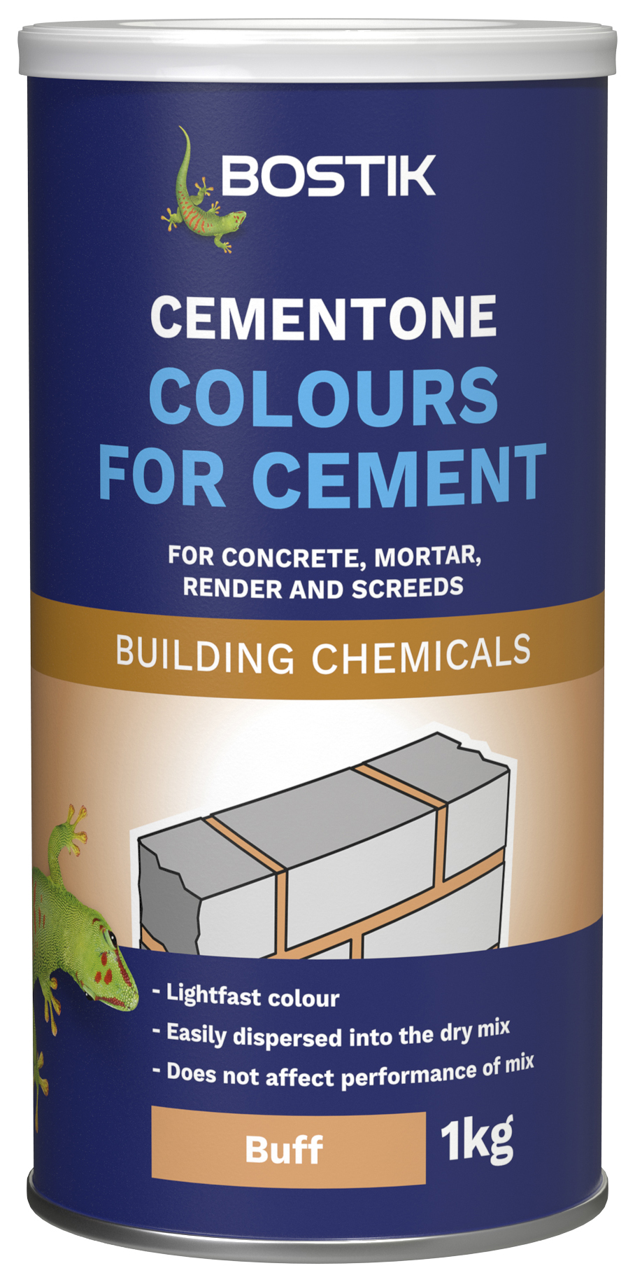 Image of Bostik 1kg Cementone Colours for Cement - Buff