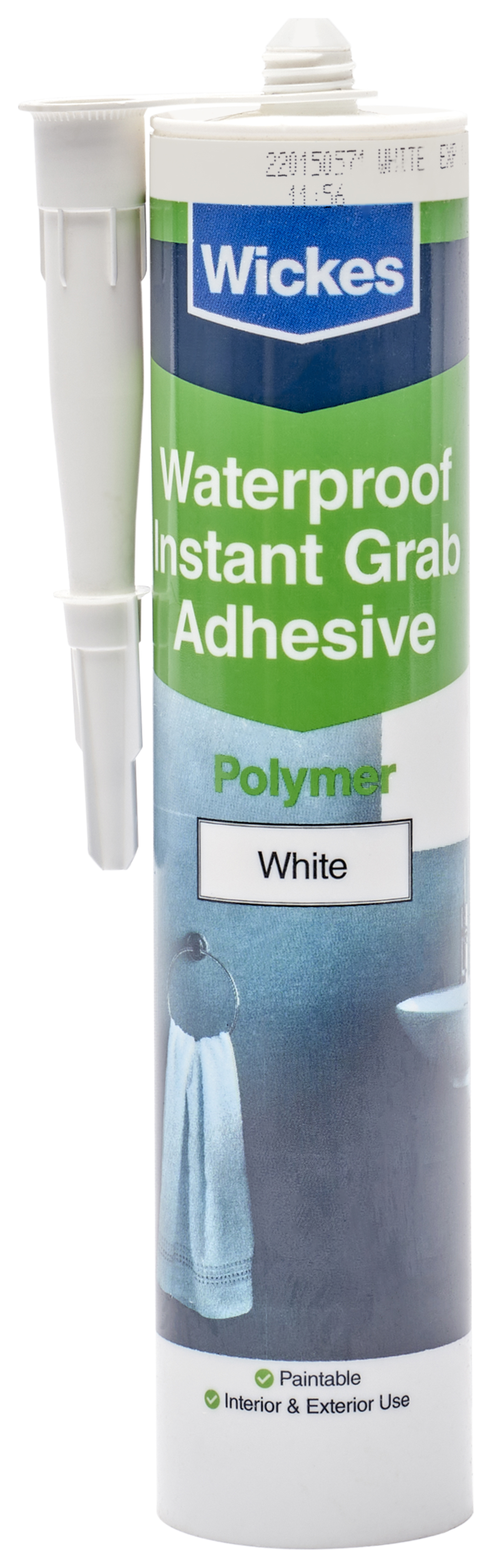 Wickes White Ultimate Instant Grab Adhesive - 290ml