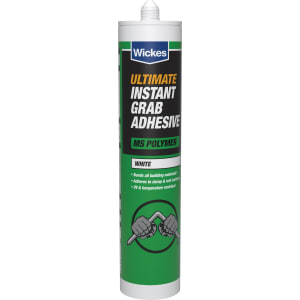 Wickes Ultimate Instant Grab Adhesive White - 290ml