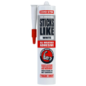 EVO-STIK Sticks Like All Weather White Adhesive - 290ml