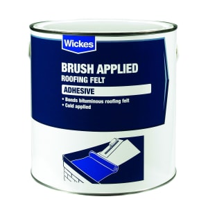 Image of Wickes Brush Applied Roofing Felt Adhesive 2.5L